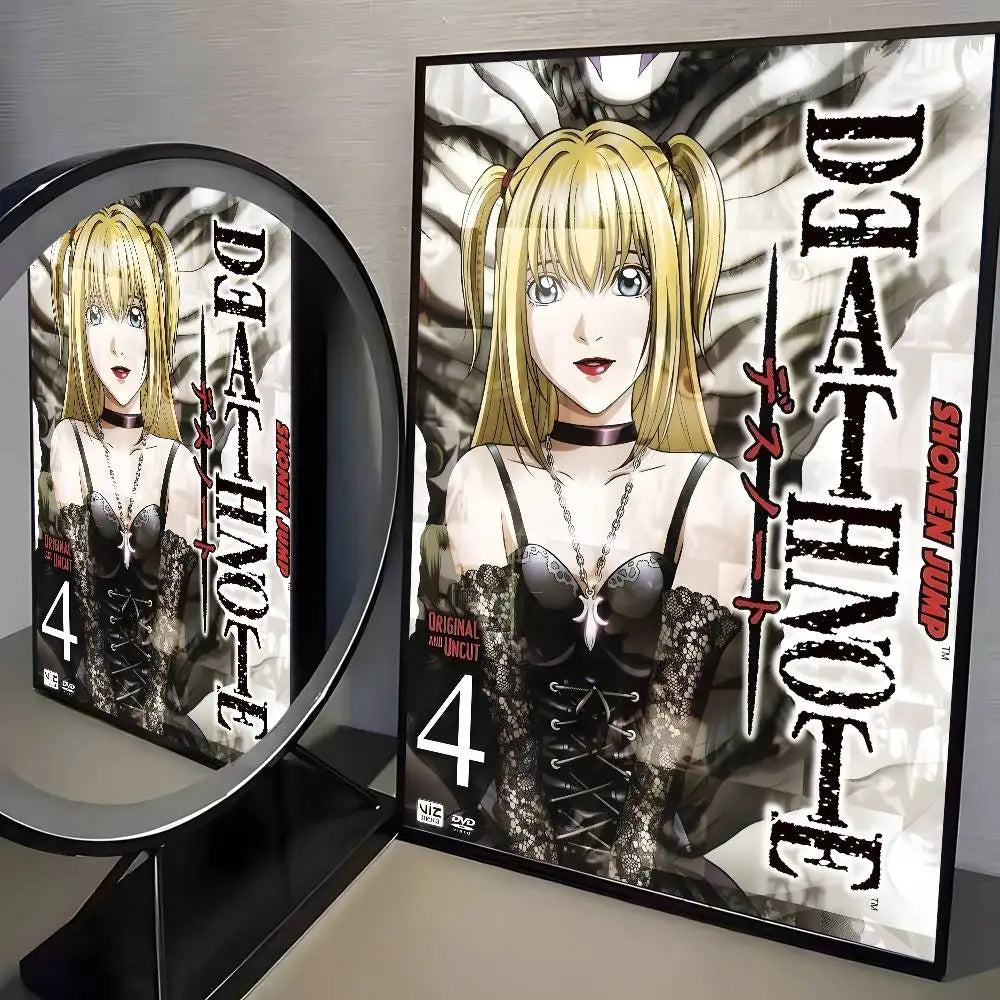1pc Anime Death Note Classic Vintage poster art HD canvas
