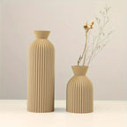 Elegant Plastic Vase in Black Perfect Boho Chic Accent Piece for Home Office Living Room