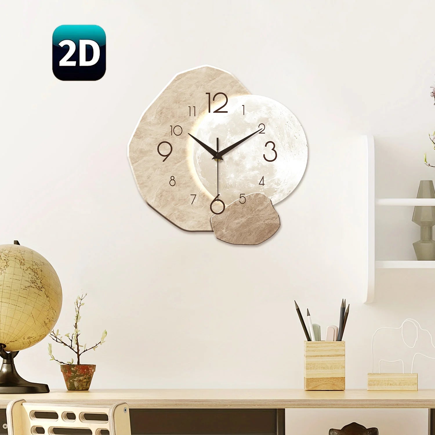 Modern Simple Silent Wall Clock