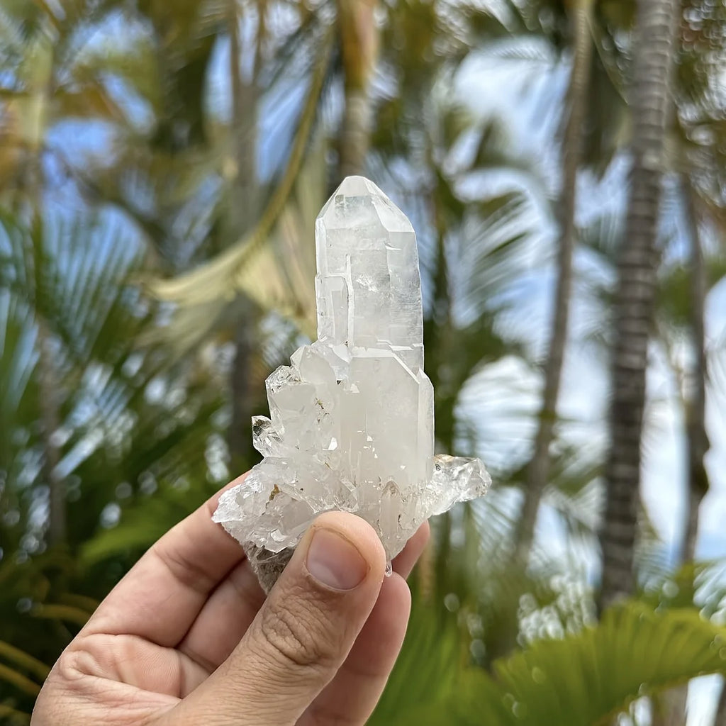 AA+ Premium Clear Quartz Cluster