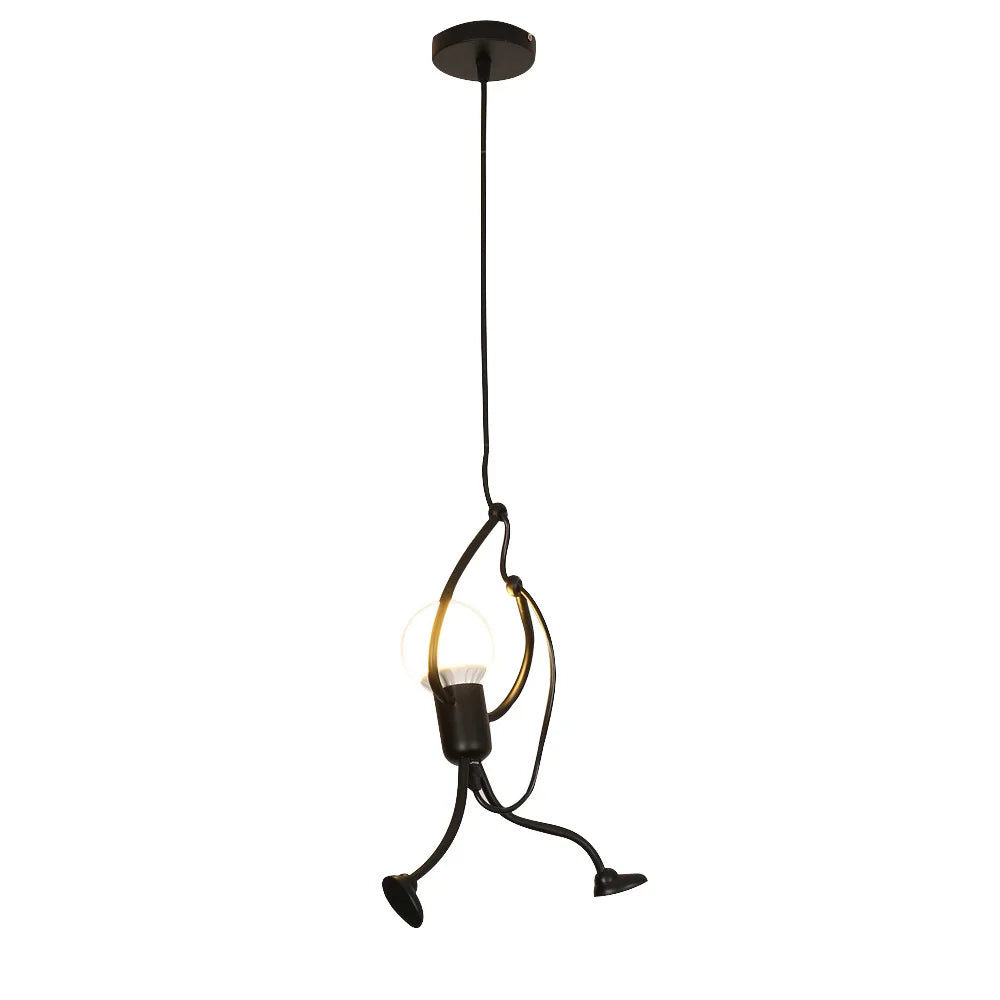 Black Vintage Iron Hanging Lamp