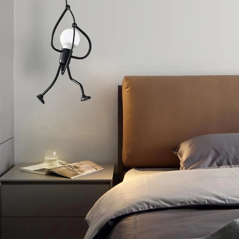 Black Vintage Iron Hanging Lamp