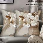 2pack Floral Embossed Style Throw Pillow Covers