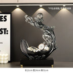 Statuette,Wind And Water Rise,storage Decoration
