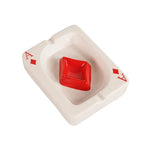 European Poker Ashtray Red Heart A Creative Porcelain Ashtray