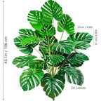 Artificial Monstera Plant Fake Palm Tree