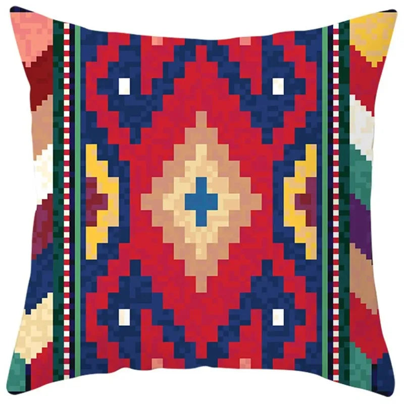 Bohemian ethnic style pillowcase living room sofa pillowcase