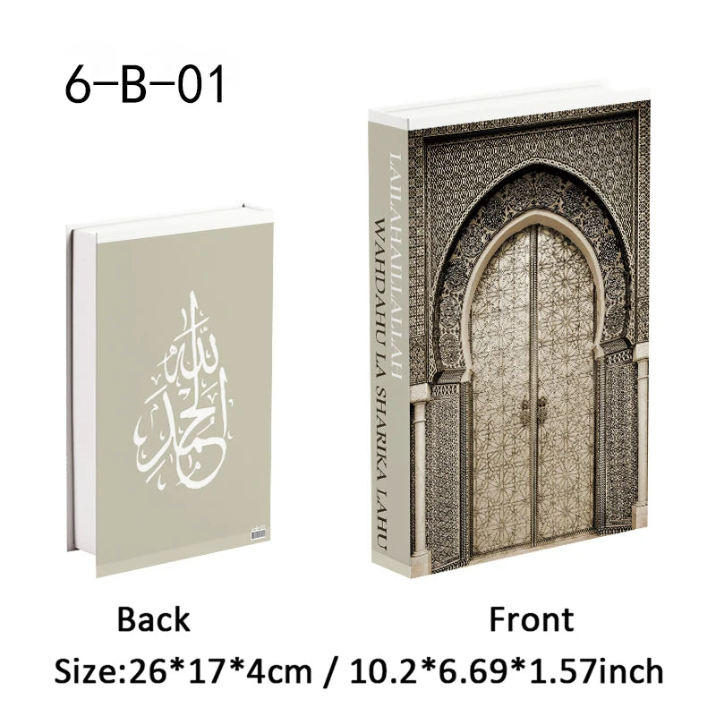 Islamic Kaaba Mosque Luxe Fake Book Storage Box