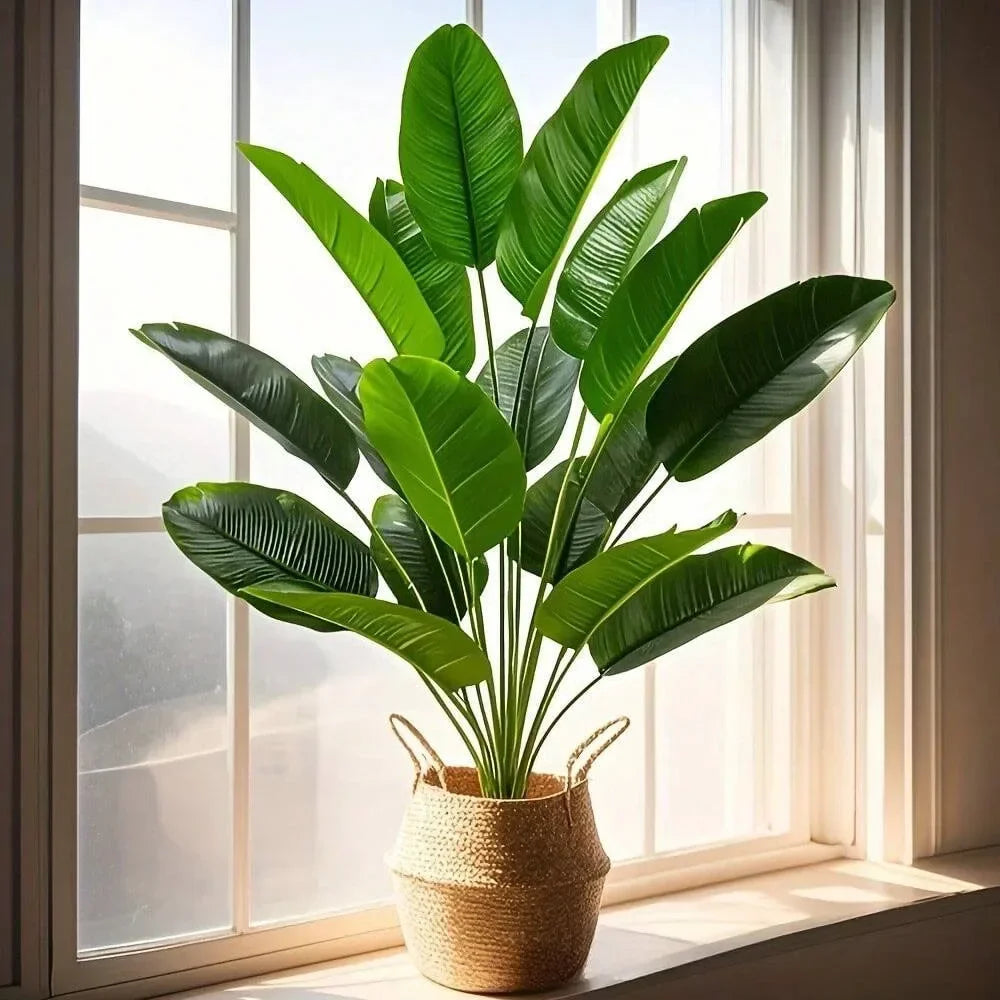 1pc 18 Leaves Artificial Large Tropical Palm Tree