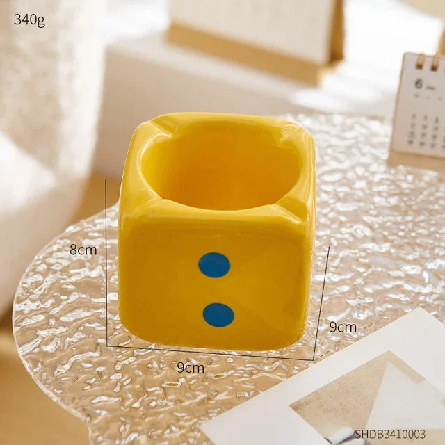 Dice Ashtray Modern Home Living Room Decoration