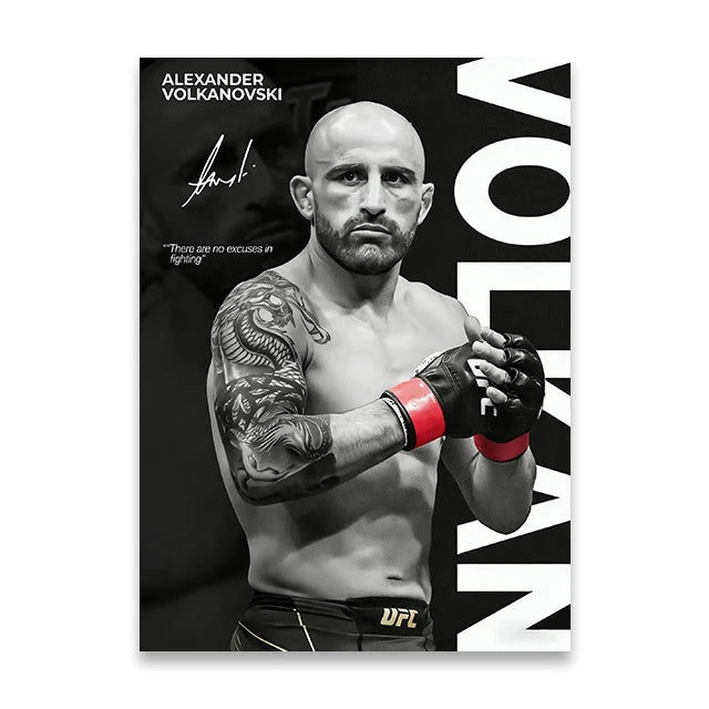 Boxing Star Canvas Wall Art Print Poster MMA Decorative Painting