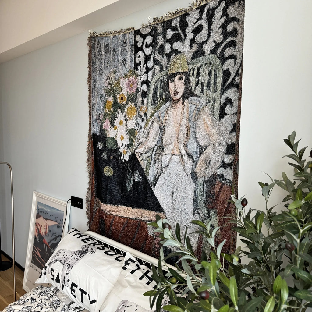 Henri Matisse French Artist Tapestry Blanket Sofa Throw