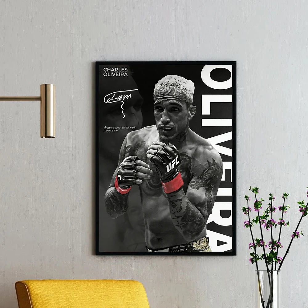 Boxing Star Canvas Wall Art Print Poster MMA Decorative Painting