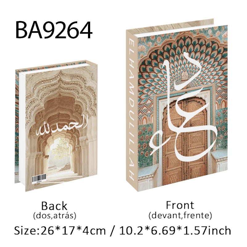 Islamic Kaaba Mosque Luxe Fake Book Storage Box