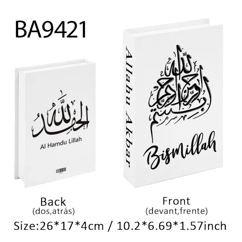 Islamic Mosque Luxury Fake Book Storage Box