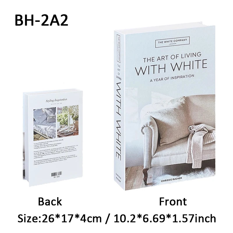 Luxury Perfume Fake Book Storage Box