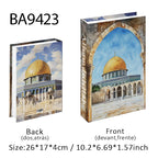 Islamic Kaaba Mosque Luxe Fake Book Storage Box