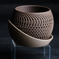 Flower pot 3D printing orchid flower pot modern minimalist art