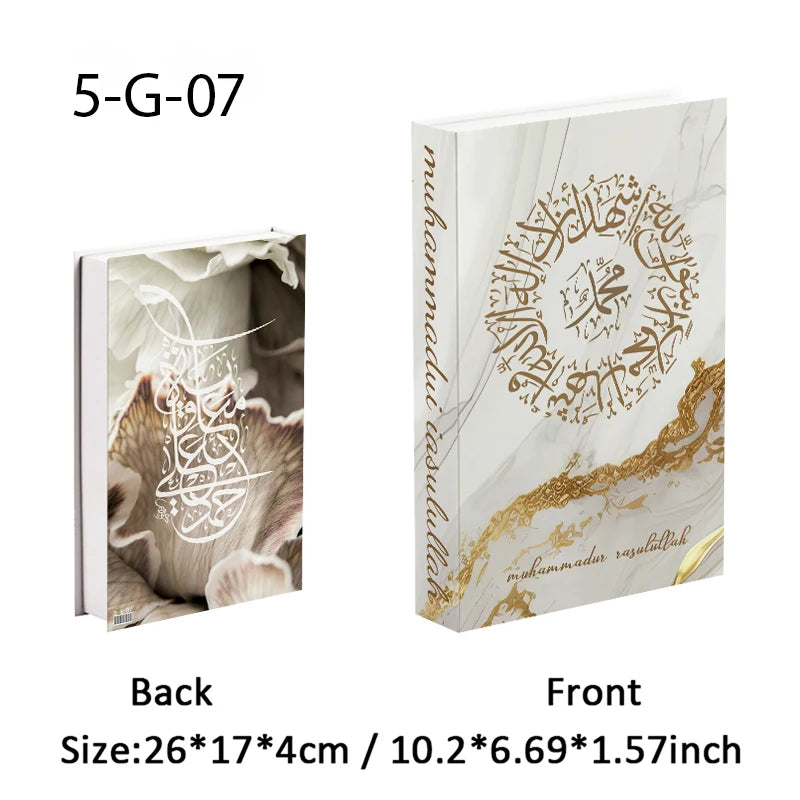 Islamic Kaaba Mosque Luxe Fake Book Storage Box