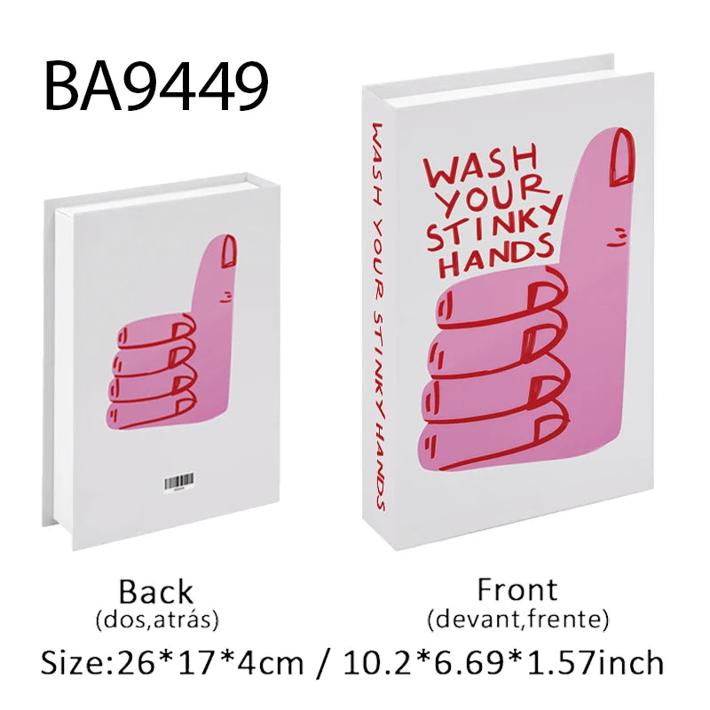 Luxury Perfume Fake Book Storage Box