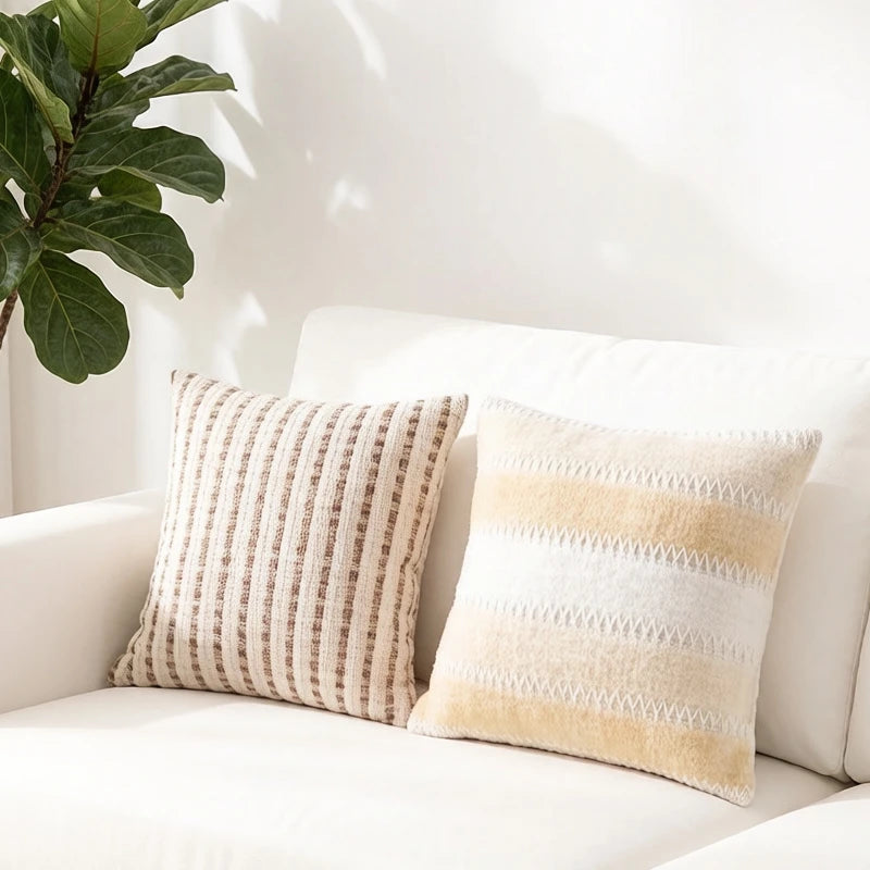 Textured Woven 45x45 Decorative Pillowcase