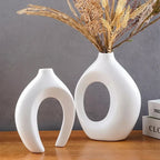 Nordic Modern Hollow Flower Vase Set of 2