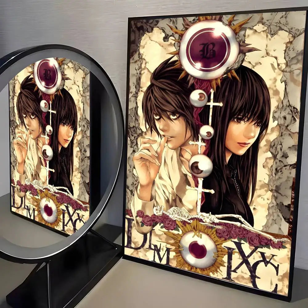 1pc Anime Death Note Classic Vintage poster art HD canvas