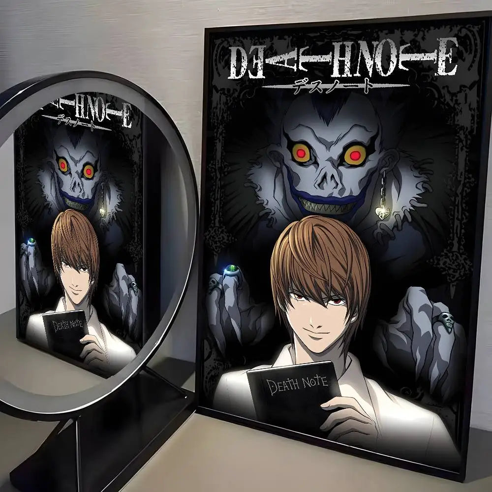 1pc Anime Death Note Classic Vintage poster art HD canvas