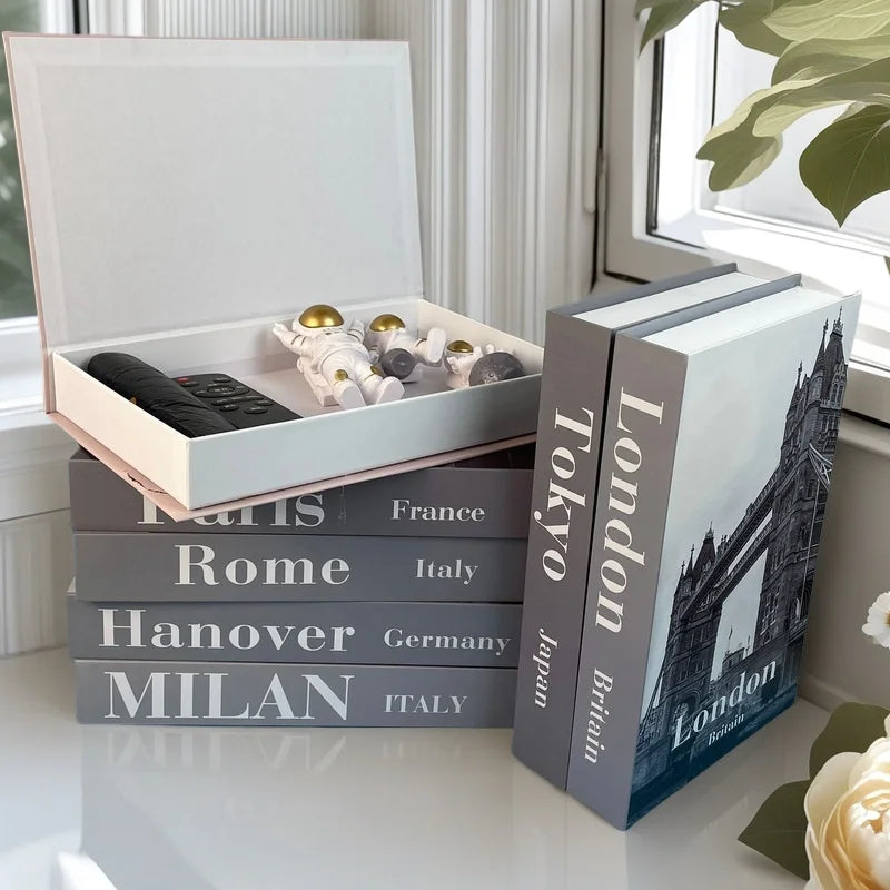 Coffee Lover Open Fake Book Storage Box