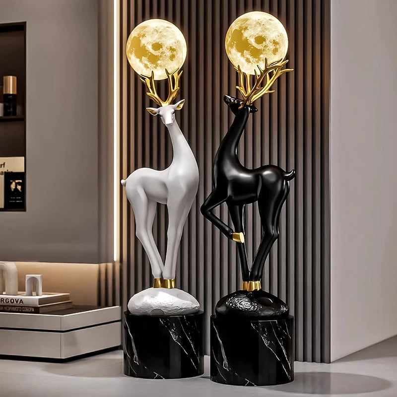 Home Decor Luminous Deer Statue