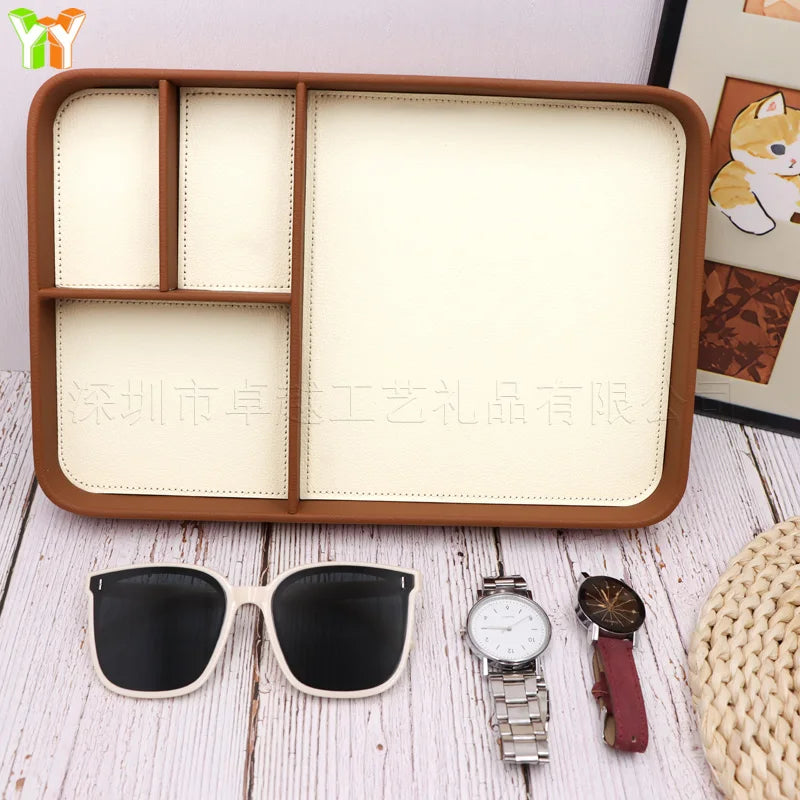 European style nightstand organizer tray