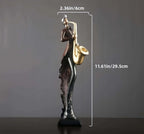 Modern Jazz Musician Resin Statue Art Sculpture