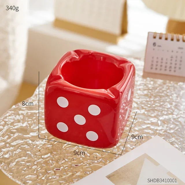 Dice Ashtray Modern Home Living Room Decoration