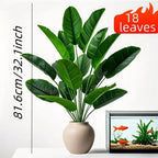 1pc 18 Leaves Artificial Large Tropical Palm Tree