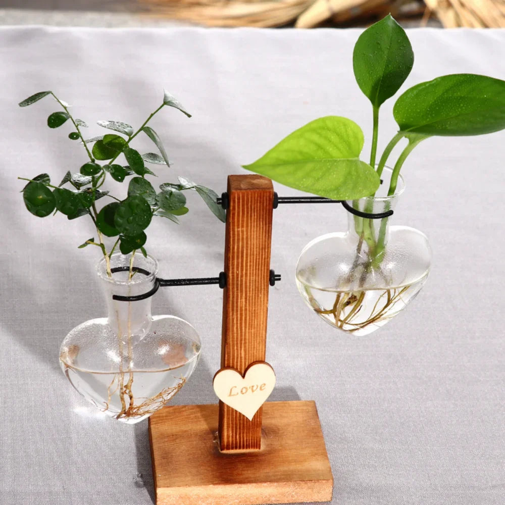 Hydroponic Vase Vintage Desktop Plant Terrarium Planter