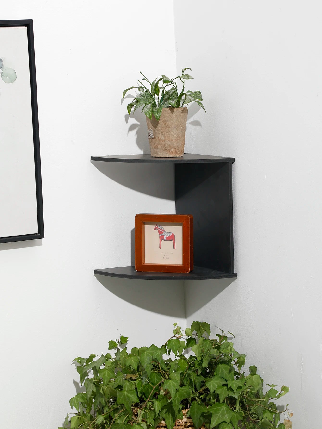 2/4/5 Layers PVC Wooden Corner Shelf