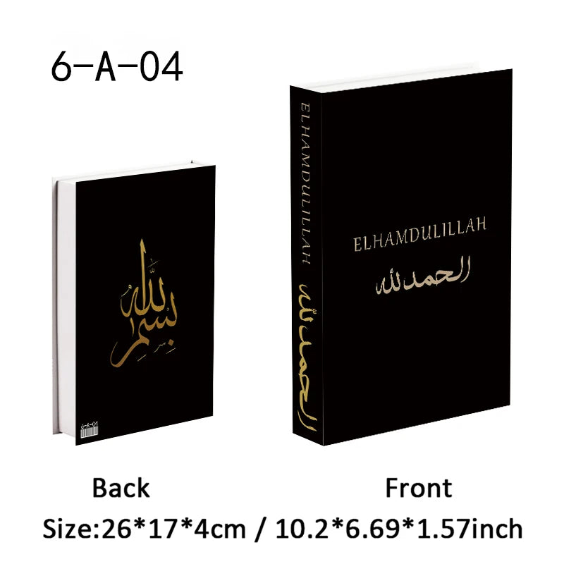 Islamic Mosque Luxury Fake Book Storage Box
