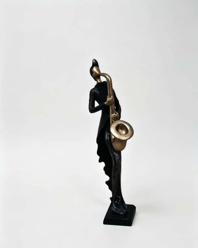 Modern Jazz Musician Resin Statue Art Sculpture