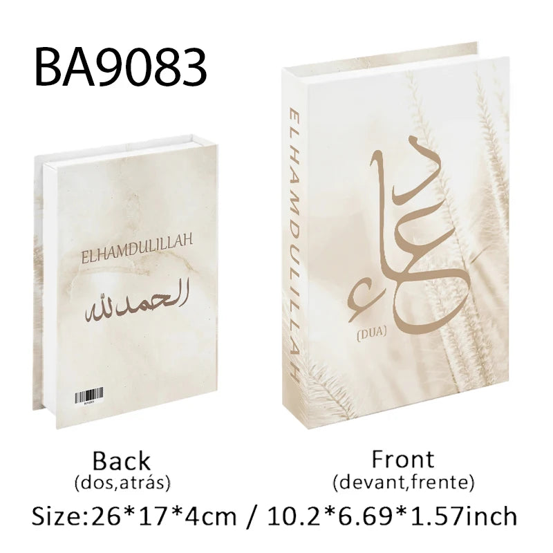 Islamic Mosque Luxury Fake Book Storage Box