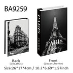 Black Cat Monet Bauhaus Luxe Decorative Books Fake Book Storage