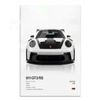 Minimalist Hyper Car Poster - E60 M5 CS M3 G800 911 GT3RSports Car Supercar Canvas