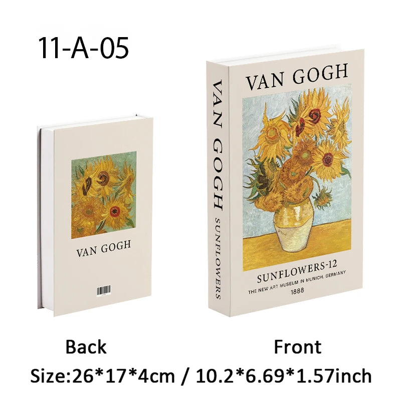 Fashion Paris Milan Luxe Fake book Decorative Books Storage Box