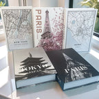 Fashion Paris Milan Luxe Fake book Decorative Books Storage Box