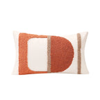 Circle Burnt Half Orange Pillow Cover
