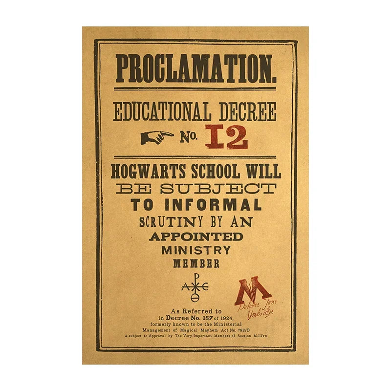 Magic School Movie Peripheral Posters