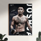 Famous Boxing Legends Poster UFC Inspirational ILIA TOPURIA Canvas Print