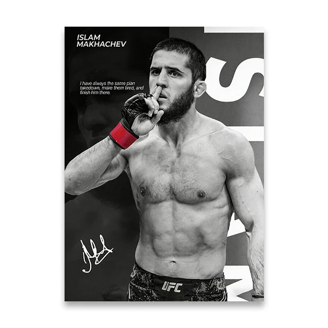 Boxing Star Canvas Wall Art Print Poster MMA Decorative Painting