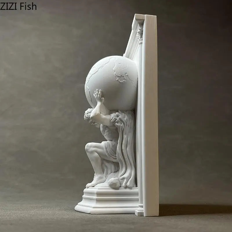 Hercules Mythical Figures Plaster Statue Desk Decoration