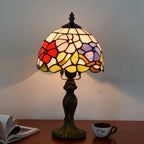 European Style Table Lamp Stained Glass Reading Light