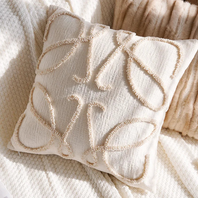 Textured Woven 45x45 Decorative Pillowcase